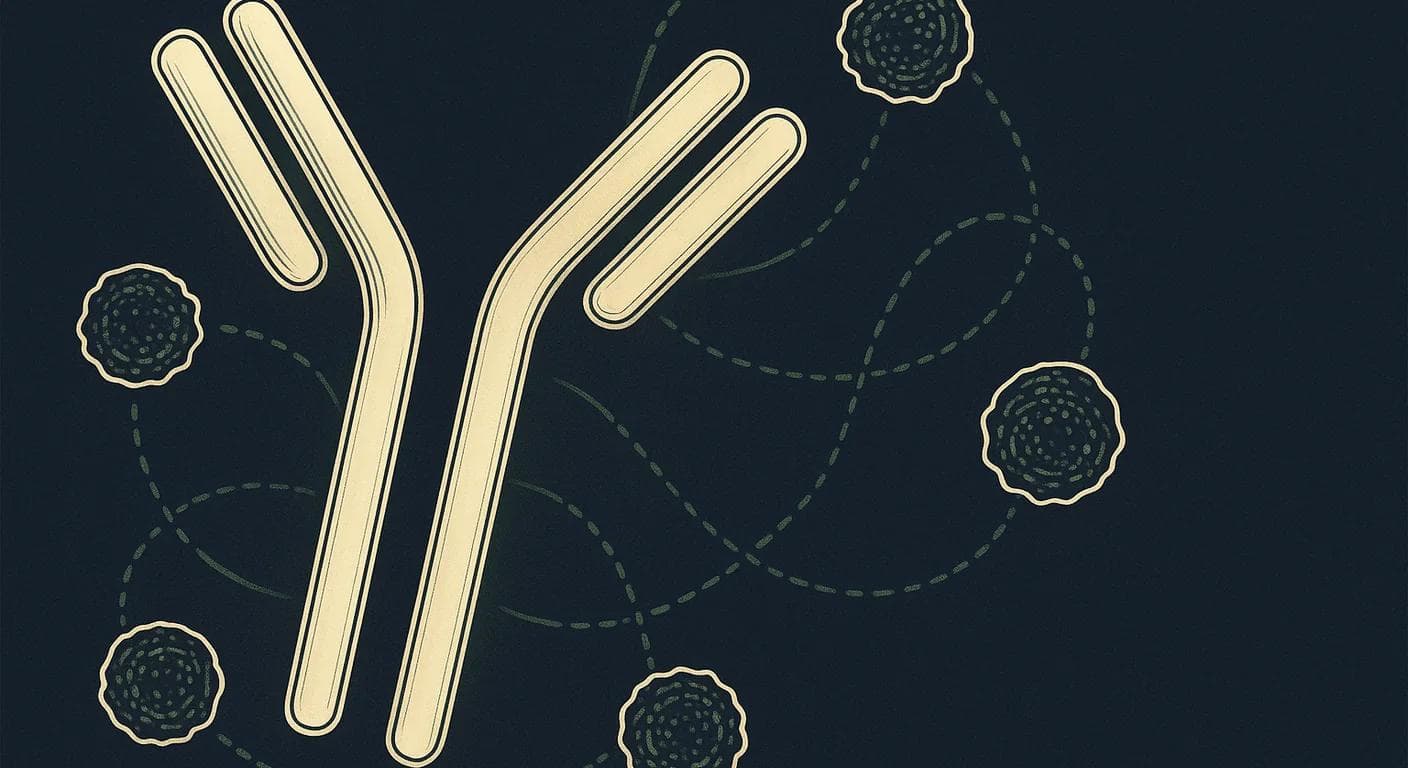 Editorial anatomical illustration for vaccines, infectious disease, and allergies topics.